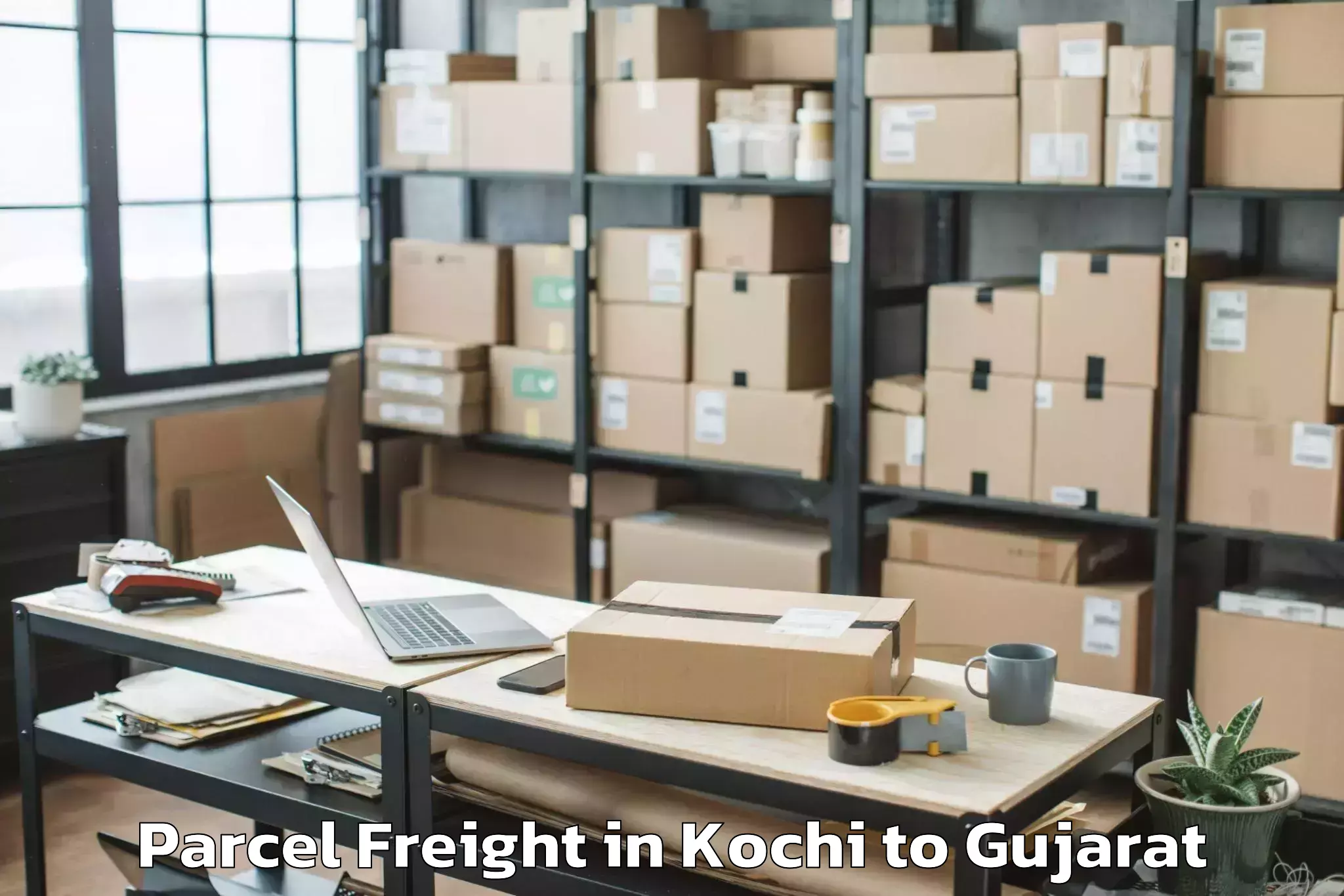 Affordable Kochi to Vallabhipur Parcel Freight